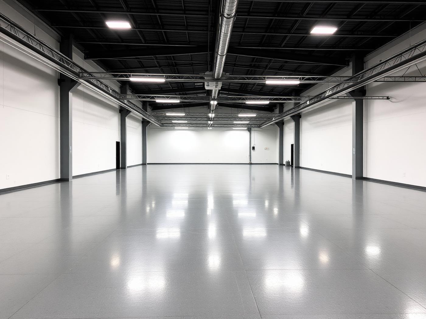 Plancher époxy commercial et industriel — TSR Peinture inc.